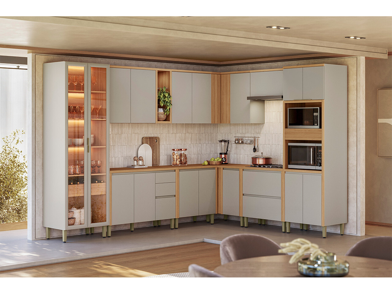 ambiente da linha Cozinha Allure