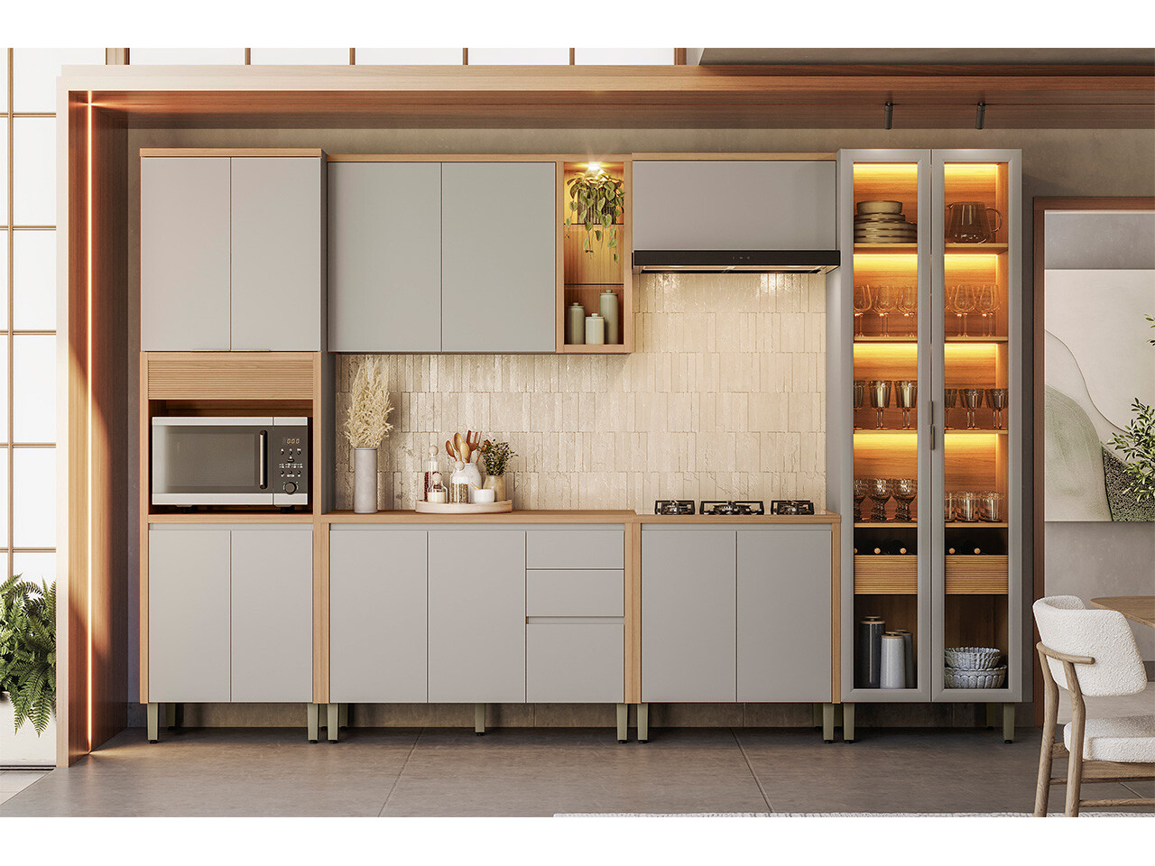 ambiente da linha Cozinha Allure