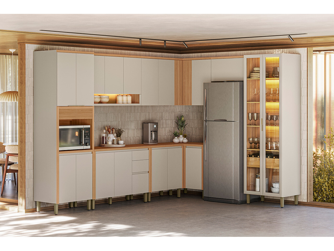 ambiente da linha Cozinha Allure