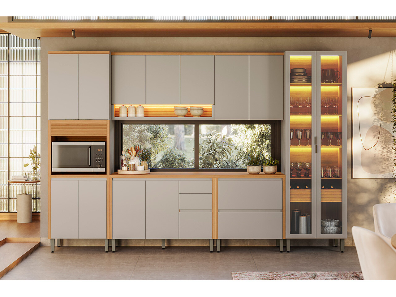 ambiente da linha Cozinha Allure