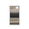 PAINEL RIPADO MODULAR 1.4 + NICHO CURVO 1.4 + PRATELEIRA CURVA 1.4