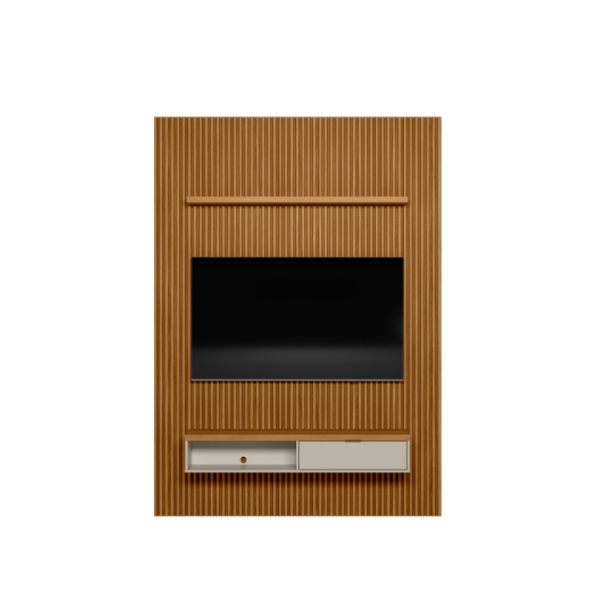 PAINEL RIPADO MODULAR 1.8 (2500MM) + NICHO 1.4 + PRATELEIRA 1.4