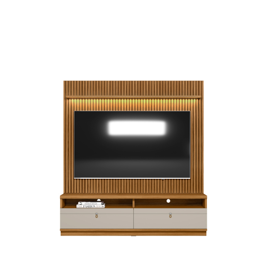 CONJUNTO RACK + PAINEL OURO PRETO