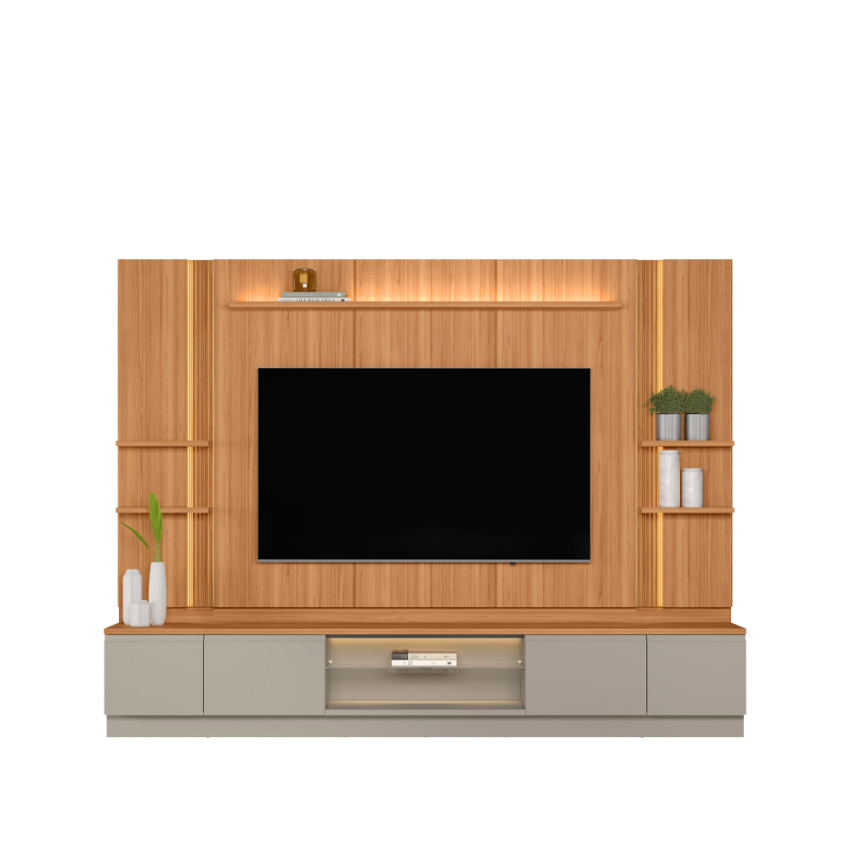 CONJUNTO RACK + PAINEL + 2 MODULO LATERAL MAGNUM