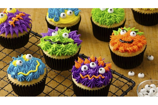 Receita divertida de Halloween: Cupcakes “Monstrinhos Assustadores”